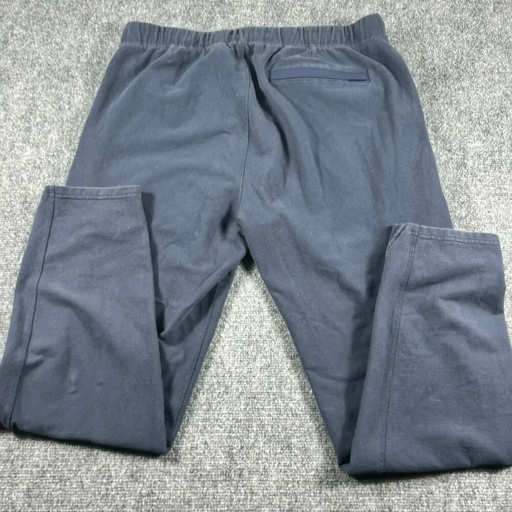 Mack Weldon ACE Sweatpants Men's L Navy Blue French Terry Jogger Drawstring